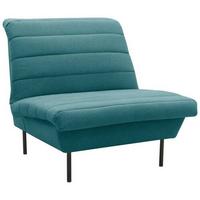 Sessel Looks Ix - Petrol/Schwarz, Design, Textil (92/92/103cm) - LOOKS by W.Joop