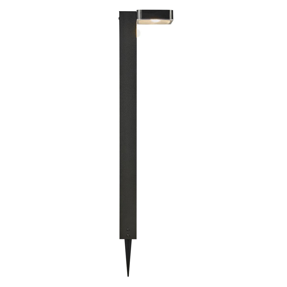 Solarleuchte Rica Square Garden Schwarz - Schwarz, Basics, Kunststoff (15/60cm) - Nordlux