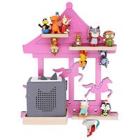 Kinderregal Boarti Pink B: 35 cm - Pink, MODERN, Holzwerkstoff (35/41/19cm) - Livetastic