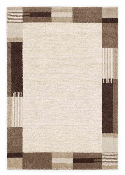 Webteppich Braun/Beige Villa Moda 160x230 cm - Beige/Braun, Basics, Textil (160/230cm) - Novel
