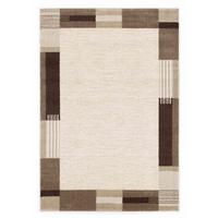 Webteppich Braun/Beige Villa Moda 160x230 cm - Beige/Braun, Basics, Textil (160/230cm) - Novel