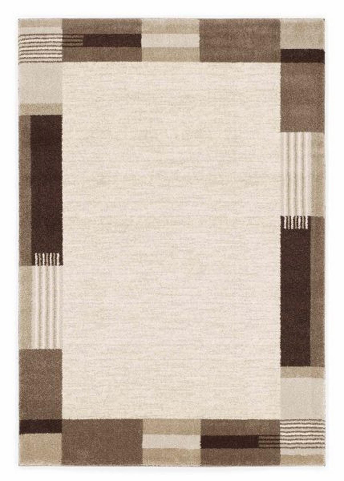 Webteppich Braun/Beige Villa Moda 160x230 cm - Beige/Braun, Basics, Textil (160/230cm) - Novel