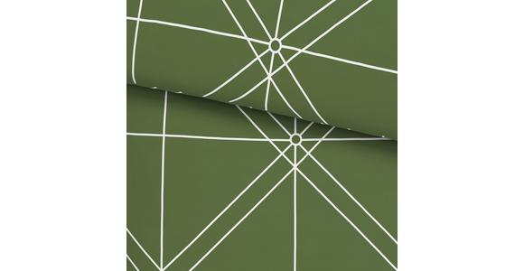 Satin Bettwäsche 140x200 cm Chalene Grün Abstrakt - Grün, ROMANTIK / LANDHAUS, Textil (140/200cm) - James Wood
