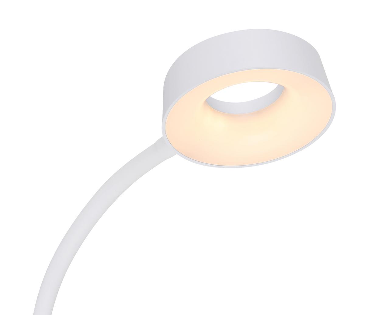 LED-Wandleuchte 58397w Lehovo - Weiß, Design, Kunststoff/Metall (15/45,5cm) - Globo
