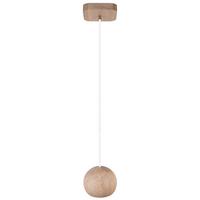 Hängeleuchte 8540109 - Balli-1/ Weiß - Naturfarben, Natur, Holz (14/90cm)