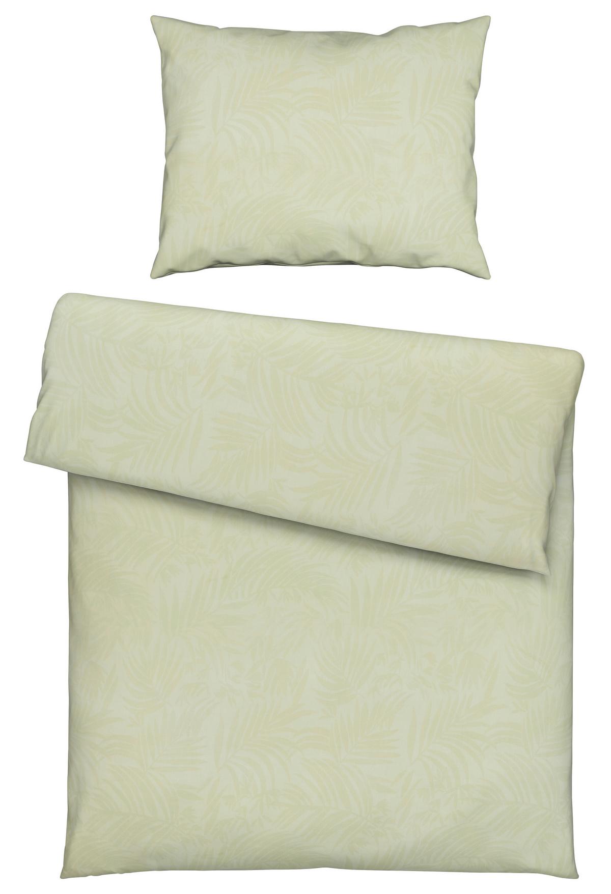 Povlečení Corinne, 70/90 140/200cm - světle zelená, Romantický / Rustikální, textil (140/200cm) - Mömax