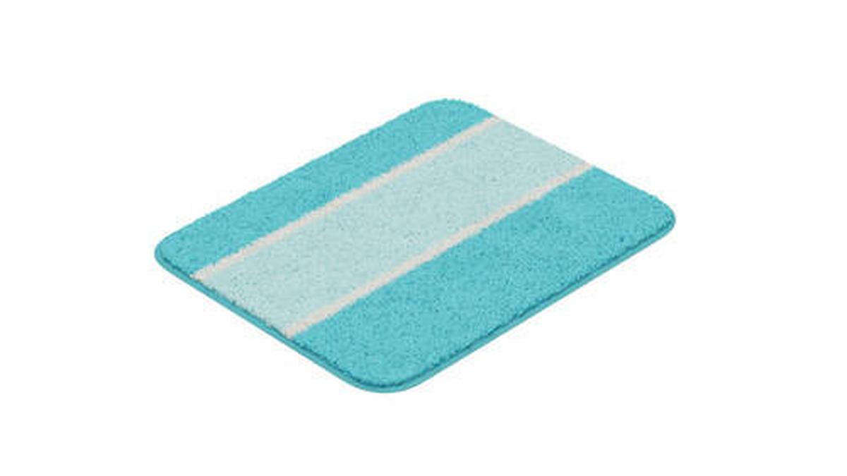 Bademattenset Waymore 2er Set - Blau, Basics, Textil (40x50/50x80cm) - Grund