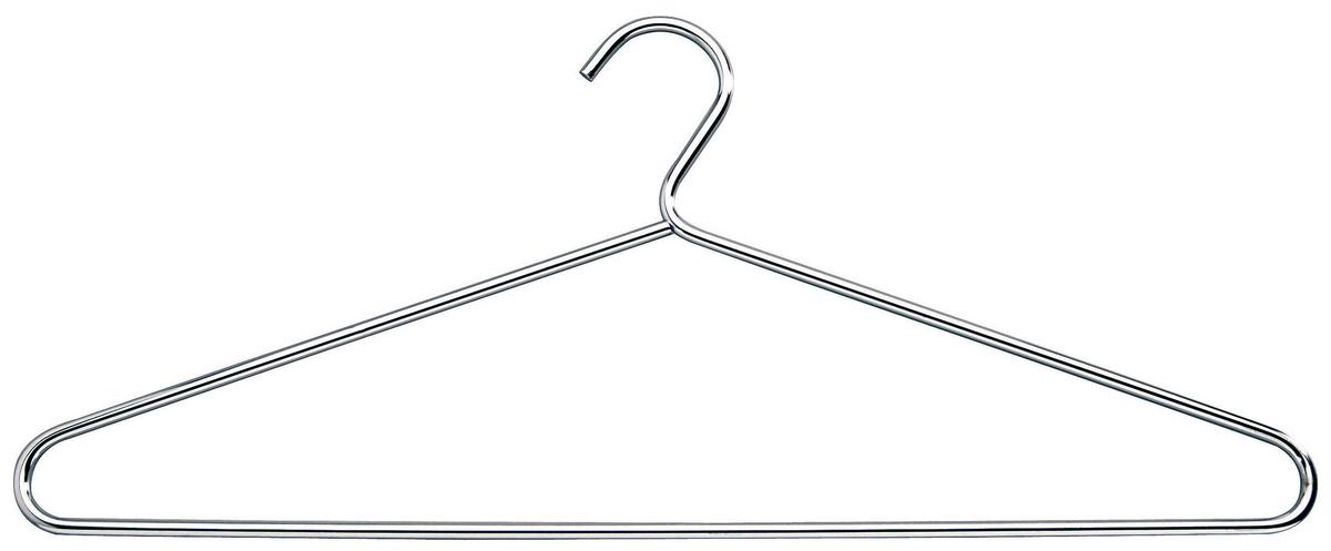 SADA ŠATNÍCH RAMÍNEK BRUNNI-5 - barvy chromu, kov (42/18cm) - Carryhome
