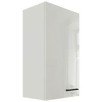 Horná kuchynská skrinka LEVI LEVI - čierna/sivá, Modern, kov/kompozitné drevo (50/89/32cm) - FlexWell