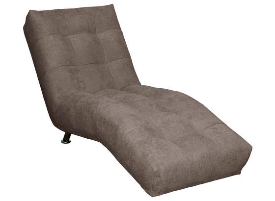 Liege Isabella - Taupe/Chromfarben, MODERN, Textil (68/88/164cm) Liege Isabella - Taupe/Chromfarben, MODERN, Textil (68/88/164cm)