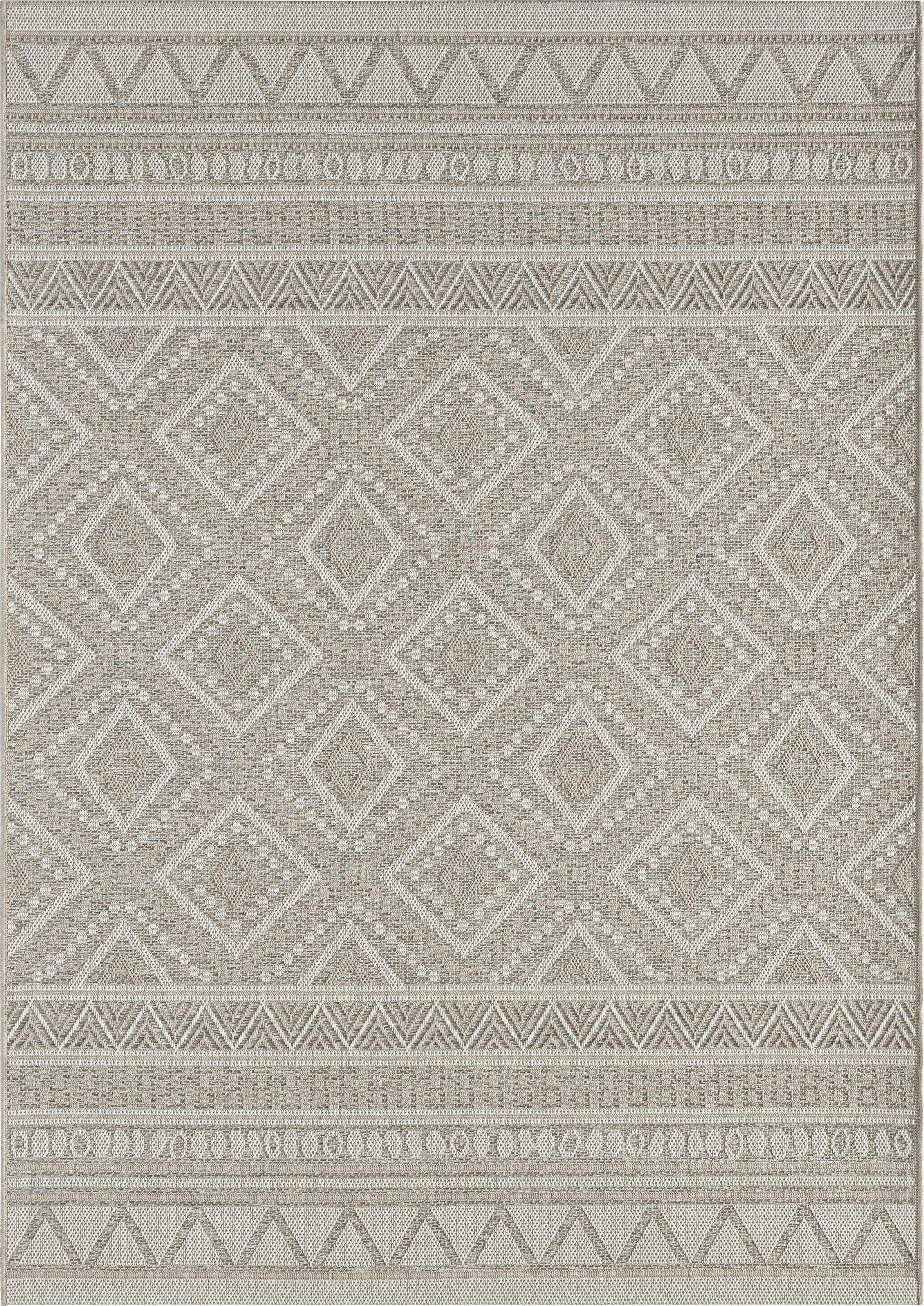 Koberec tkaný na plocho OTTAWA 2, š/d: 200x250cm - béžová, Moderní, textil (200/250cm) - Mömax