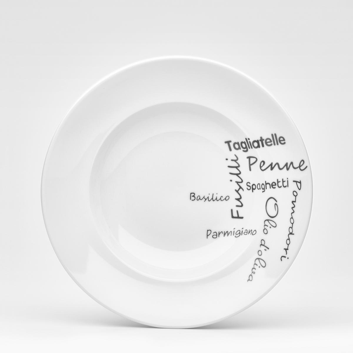 PASTATELLER 27 cm, 6er Pack - Weiß, Basics, Keramik (27cm) - Van Well