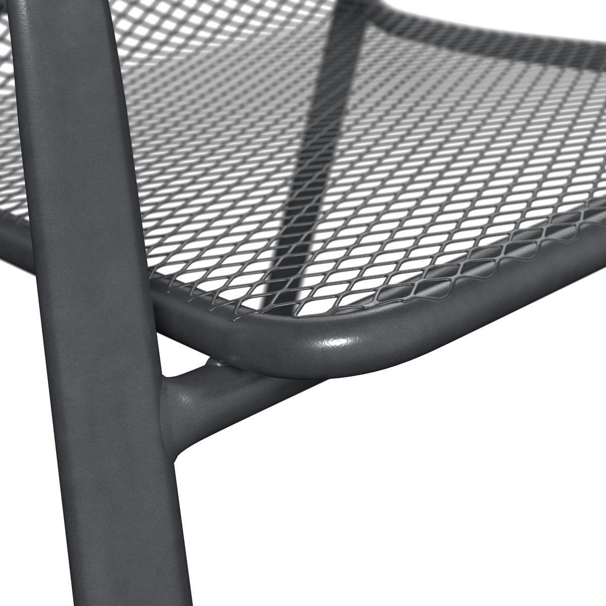 Gartensessel Toulouse New - Silberfarben, MODERN, Metall (43,5/97/68cm) - Beldano