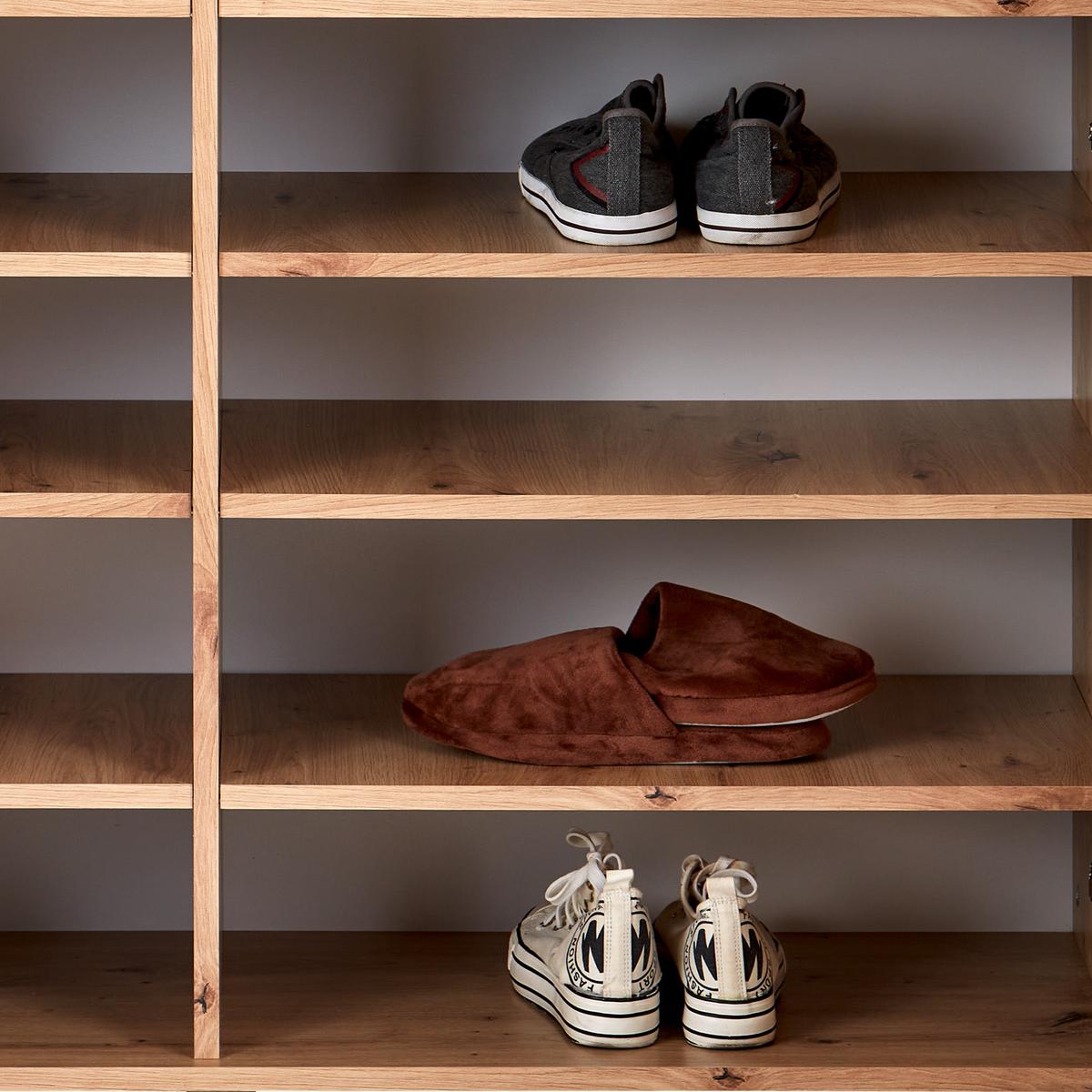 Schuhschrank Boot 2 Artisan Eiche Dekor B: 120 Cm - Eichefarben, MODERN, Holzwerkstoff (120/125/37cm)