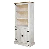 Aktenregal Weiß B: 81cm - Weiß, Natur, Holz (81/177/38cm) - Livetastic