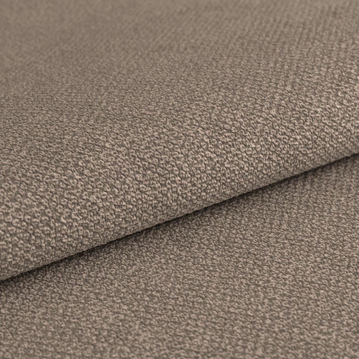 Ecksofa Mendoza - Schwarz/Braun, Design, Textil (309/197cm) - Ondega