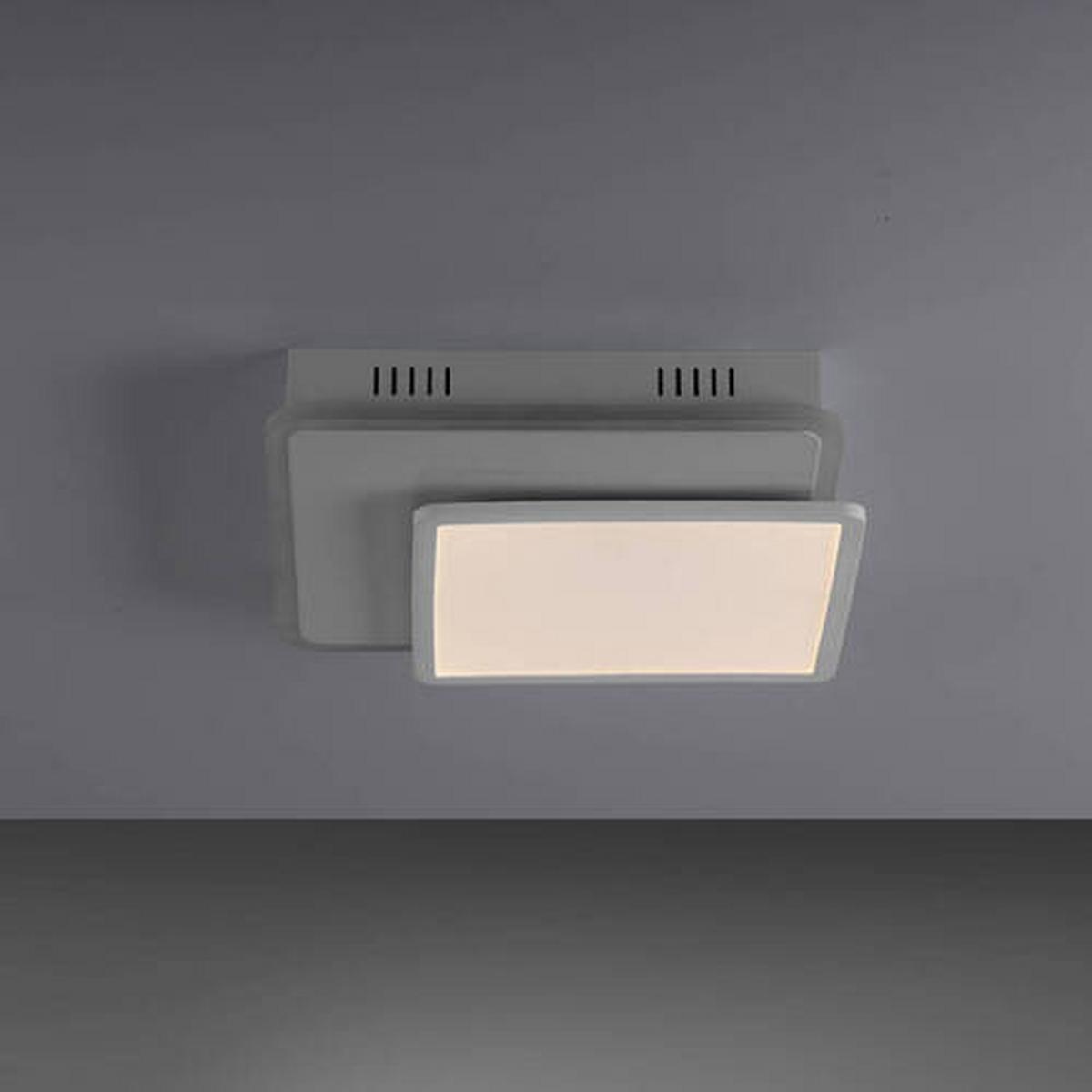 LED-Deckenleuchte Arenda L: 45,3 cm dimmbar und Schwenkbar - Weiß, Design, Kunststoff/Metall (45,3/45,3/7,5cm)