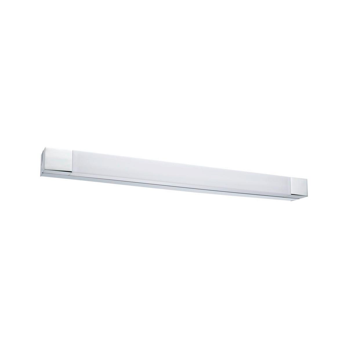 LED-Wandleuchte Bad Ip44 Chromfarben/Weiß - Chromfarben/Weiß, Basics, Kunststoff/Metall (4,5cm) - Paulmann