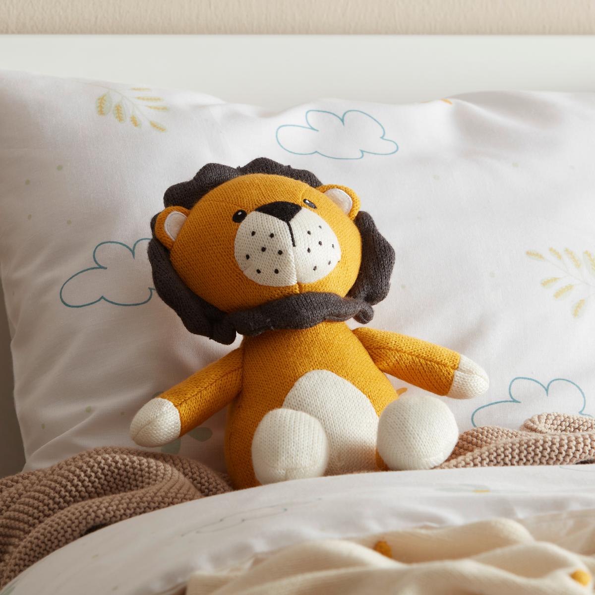 PLYŠÁK Sally, v: 33cm, žlutá - bílá/žlutá, Konvenční, textil (33cm) - Modern Living