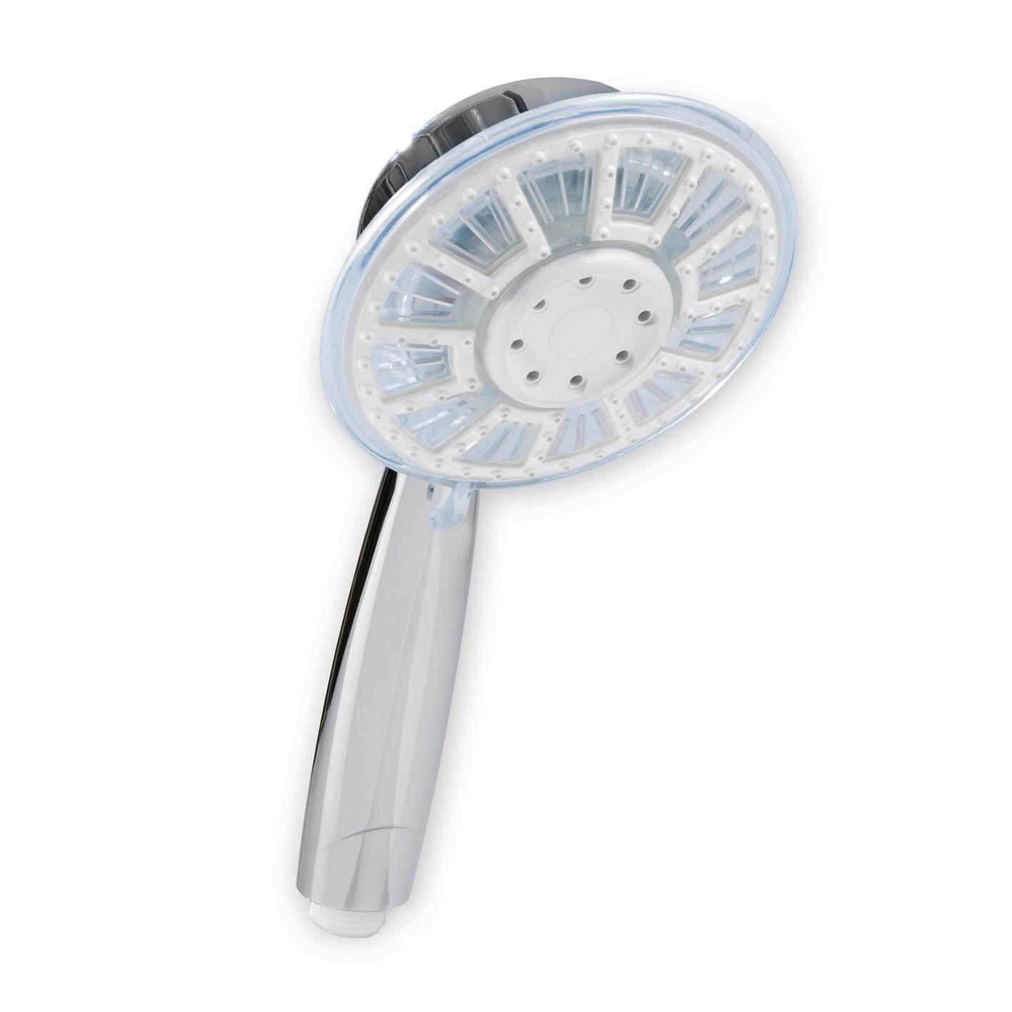 Duschkopf Easymaxx Duschkopf Led 12,5cm - Chromfarben, Basics, Kunststoff (12,5/26/6,5cm)