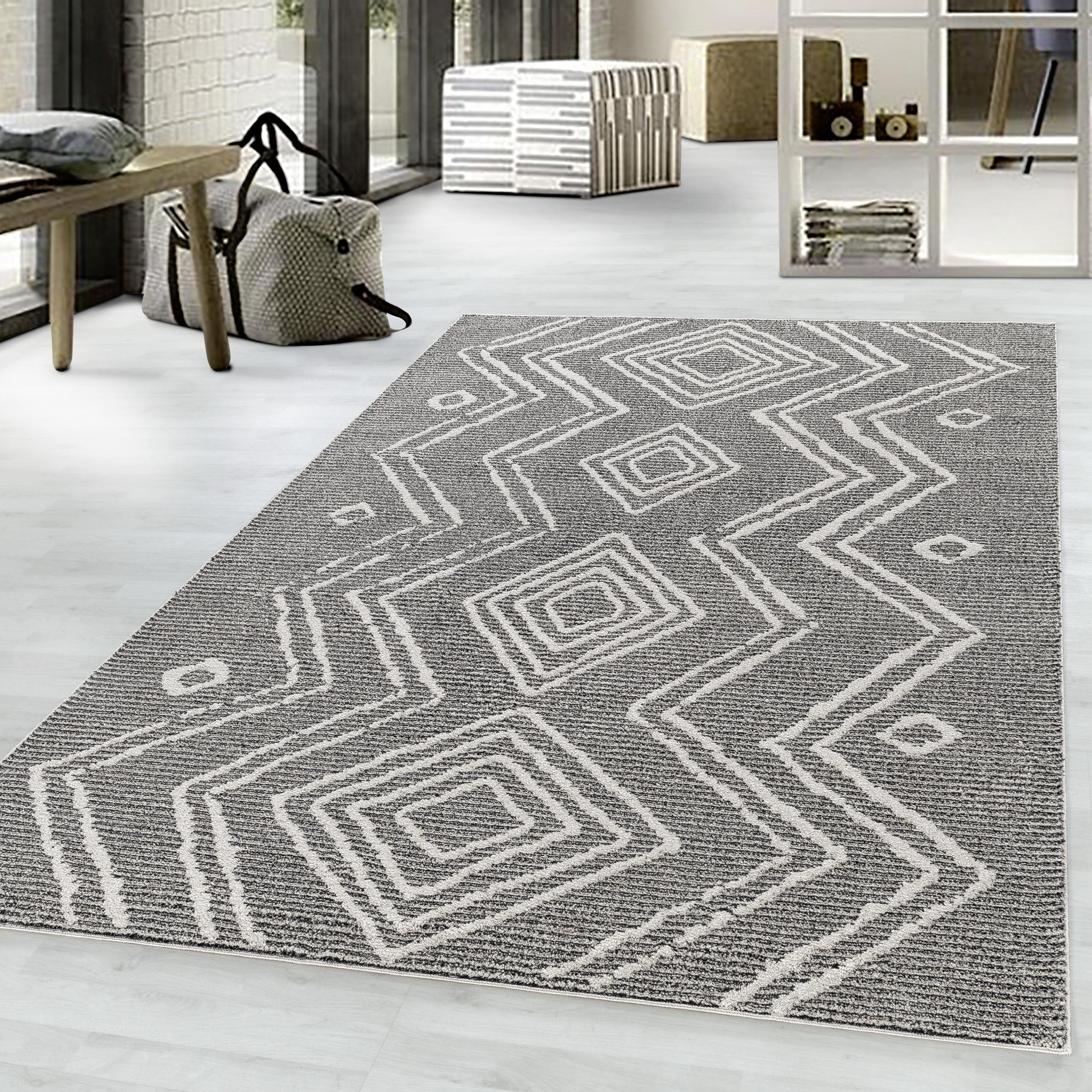 Webteppich Tasa - Schwarz, Design, Textil (140/200cm) - Novel