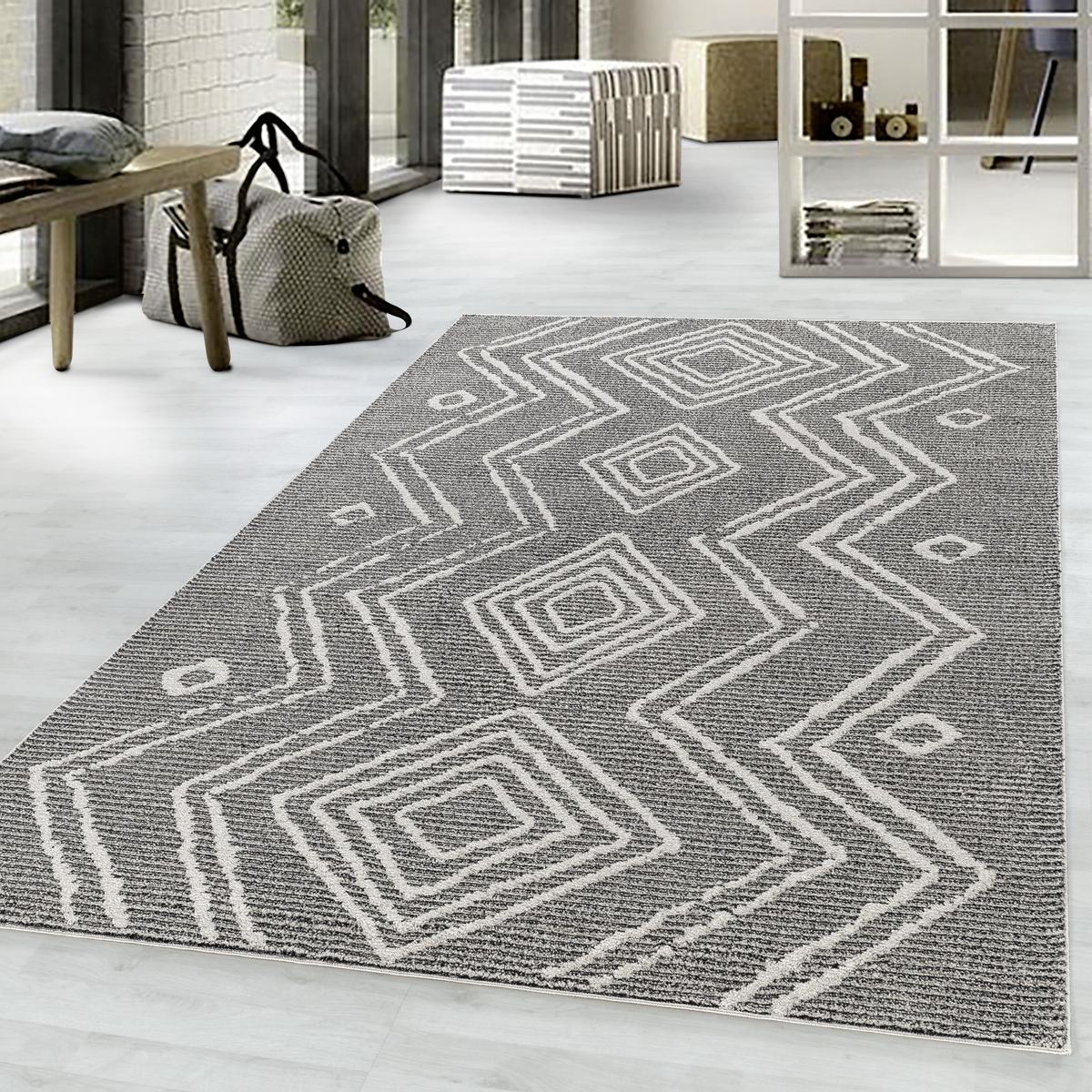 Webteppich Tasa - Schwarz, Design, Textil (140/200cm) - Novel