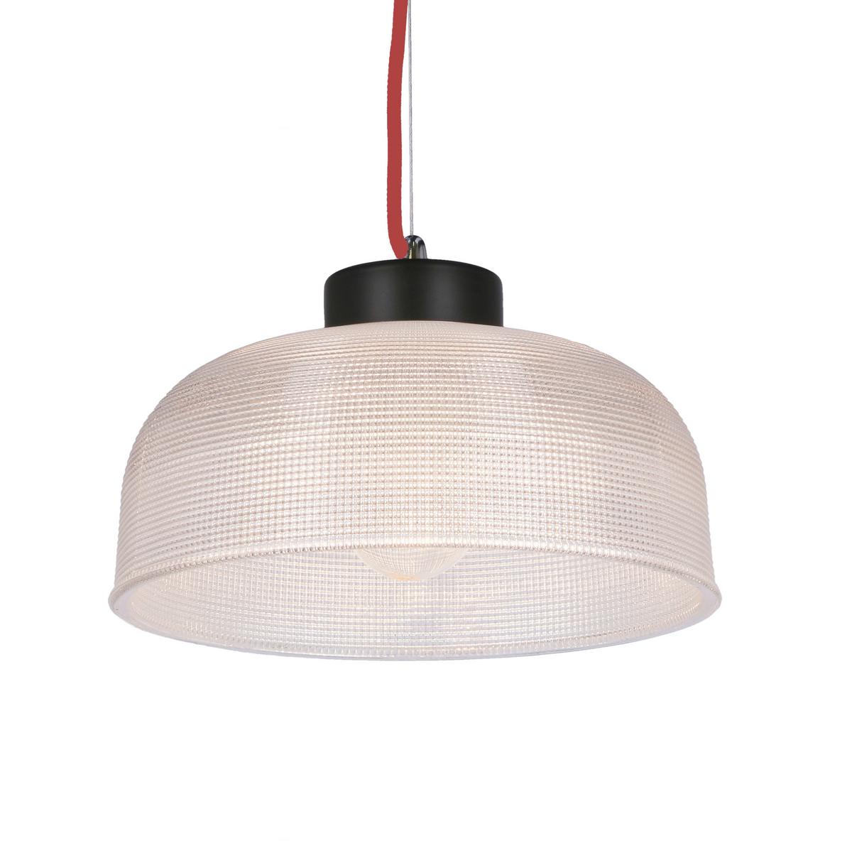 Pendelleuchte Liverpool 50101288 - Transparent/Rot, KONVENTIONELL, Glas/Metall (26.5/26.5/90cm)