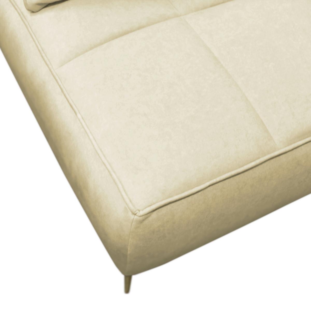 Schlafsofa Zoom Beige B: 200 cm - Beige/Goldfarben, Design, Textil (200/90/97cm) - MID.YOU