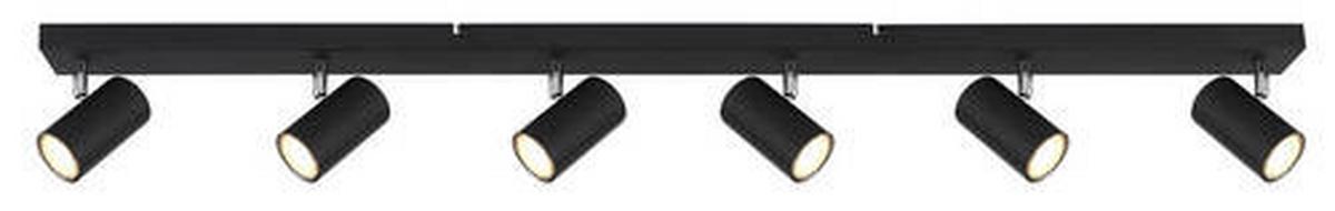 Strahler 57911-6db - Schwarz, Design, Metall (115/6/12cm) - Globo