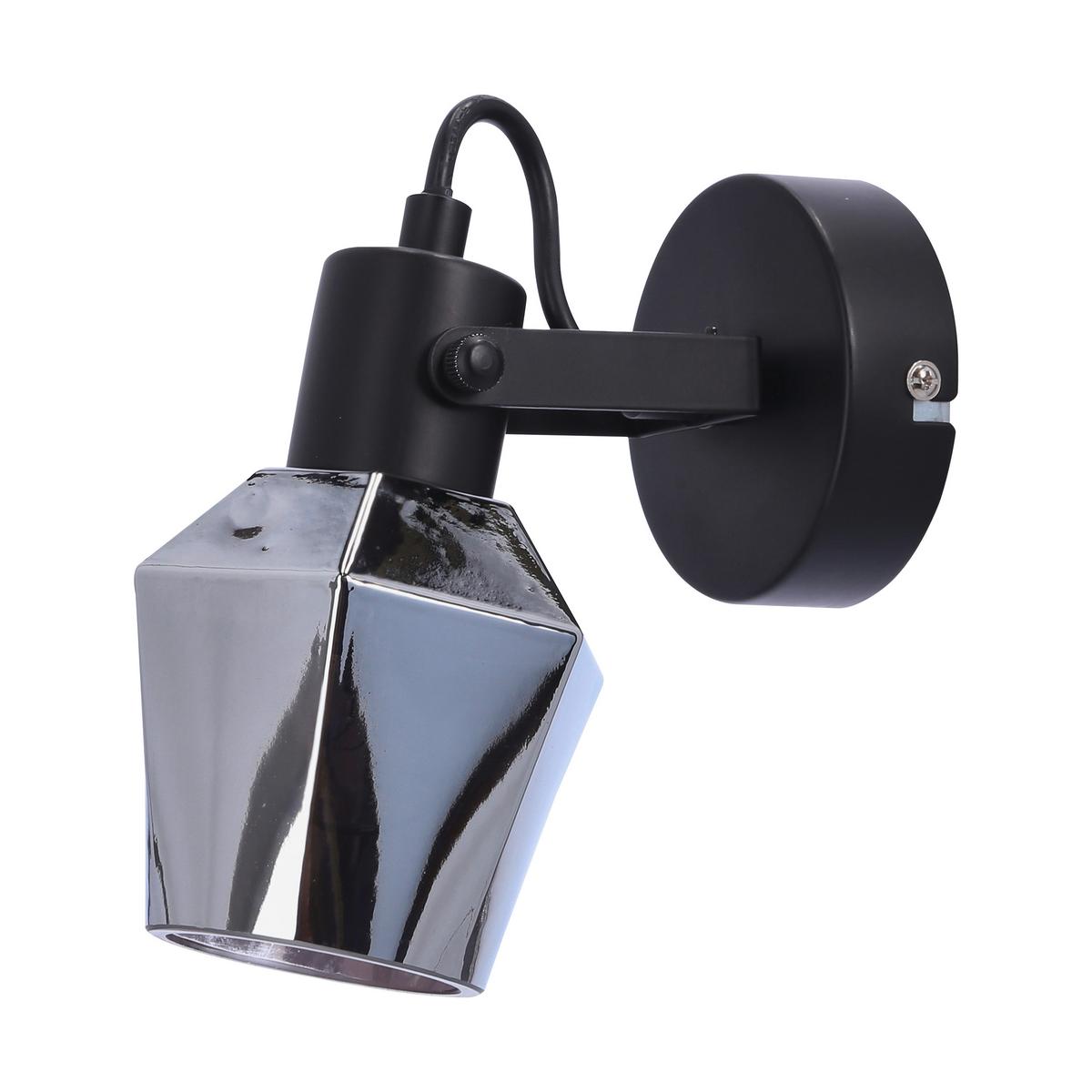 Strahler 91-13347 Randi - Schwarz, Design, Glas/Metall (19/9/16cm)