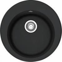 Spüle Rog610-41 - Schwarz, LIFESTYLE, Stein (51/53/24cm) - Franke