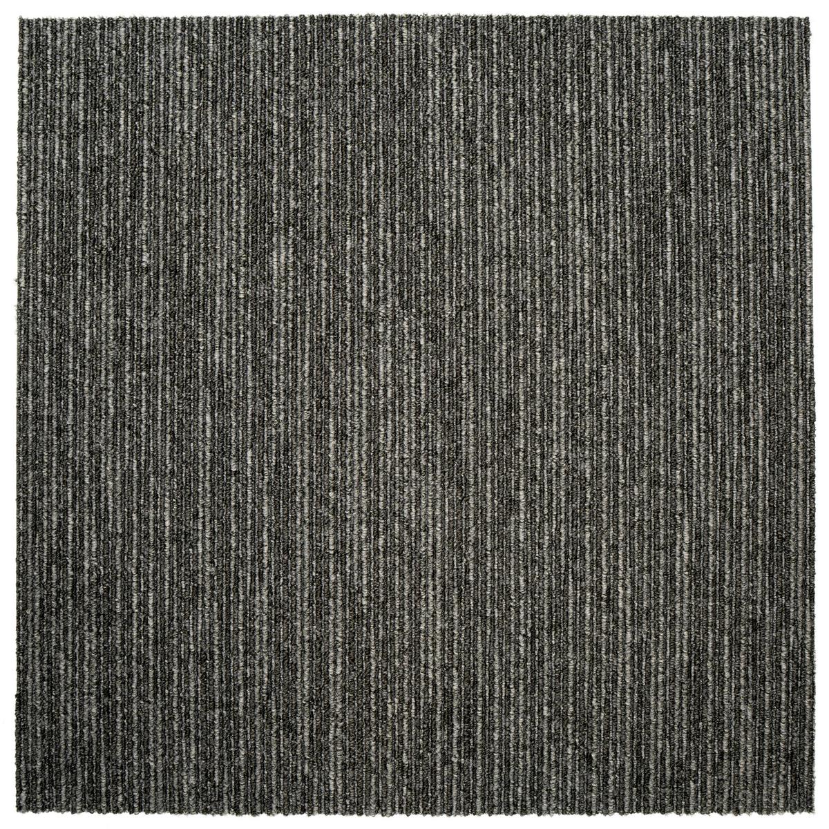 Teppichfliese Dunkelgrau Ambition 50x50 cm Florhöhe 3mm - Dunkelgrau, Basics, Textil (50/50cm)