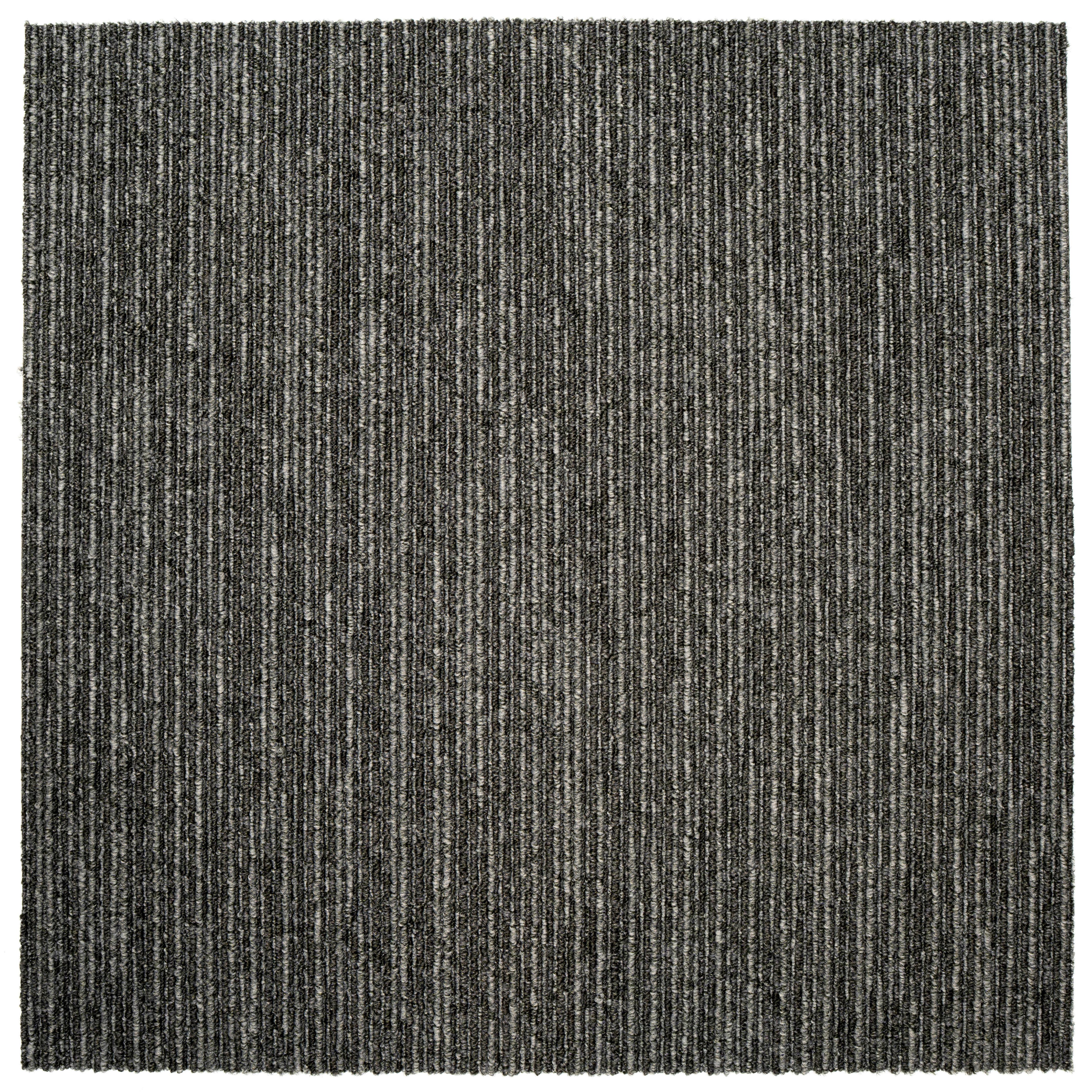Teppichfliese Dunkelgrau Ambition 50x50 cm Florhöhe 3mm