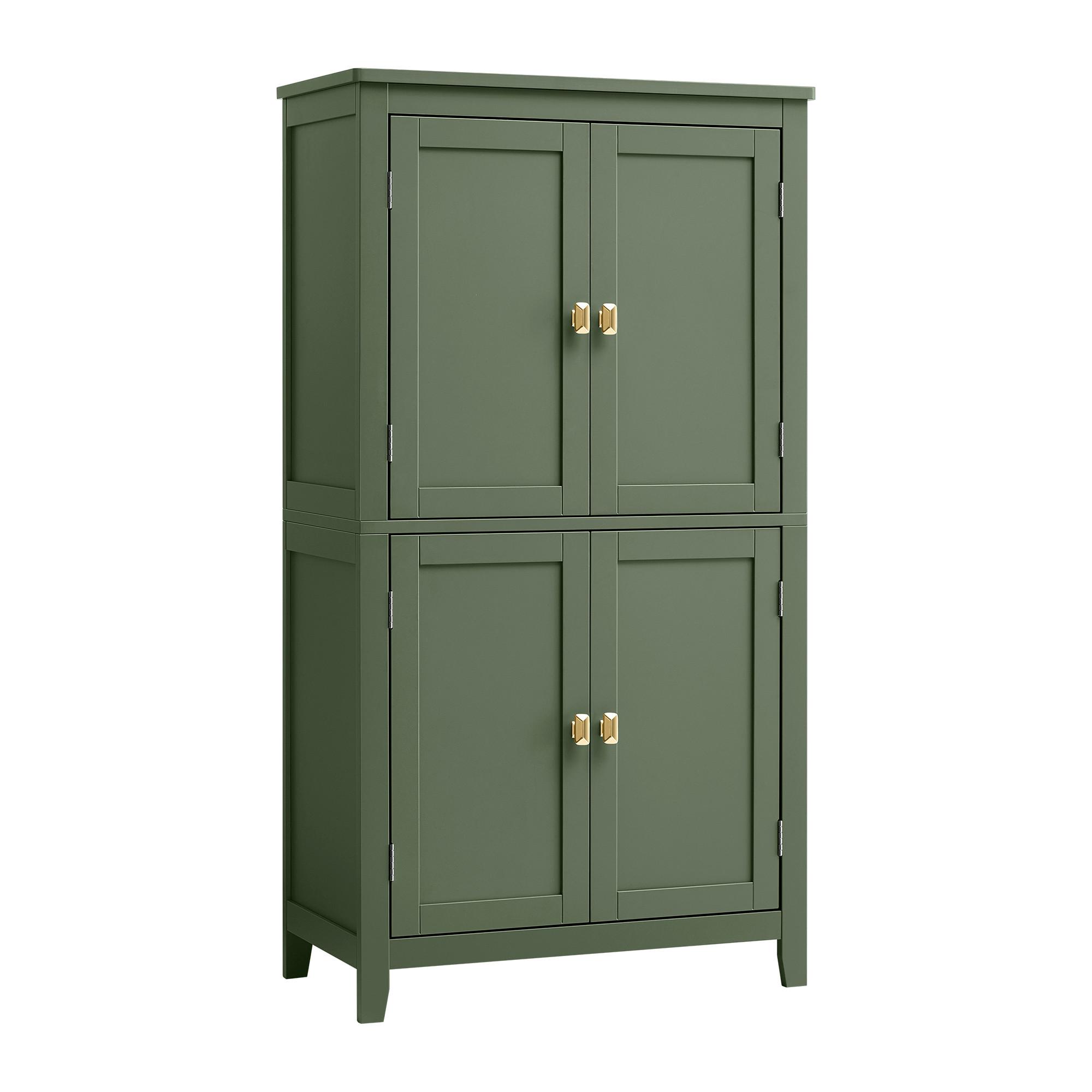 Midischrank Bathroom Cabinet - Grün, MODERN, Holzwerkstoff (60/110/30cm) - MID.YOU