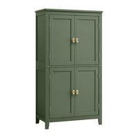 Midischrank Bathroom Cabinet - Grün, MODERN, Holzwerkstoff (60/110/30cm) - MID.YOU