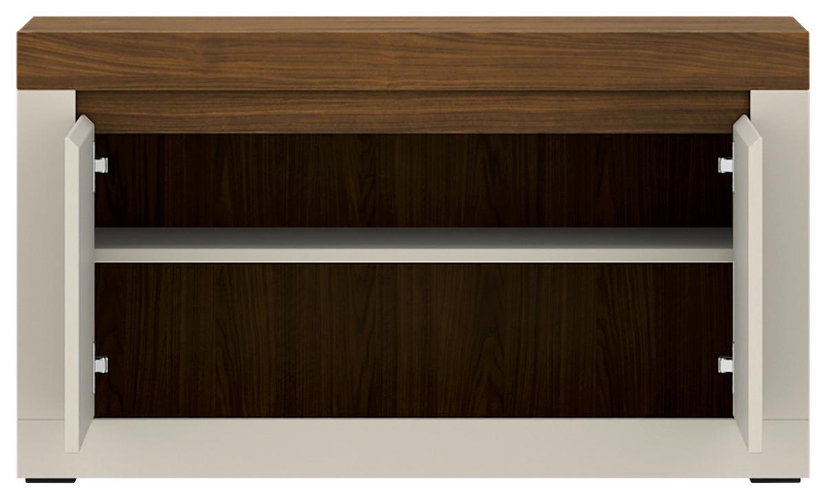 Garderobenbank Salo Kaschmir/Nussbaum B: 94,2cm - Kaschmir/Nussbaumfarben, MODERN, Holzwerkstoff (94,2cm)