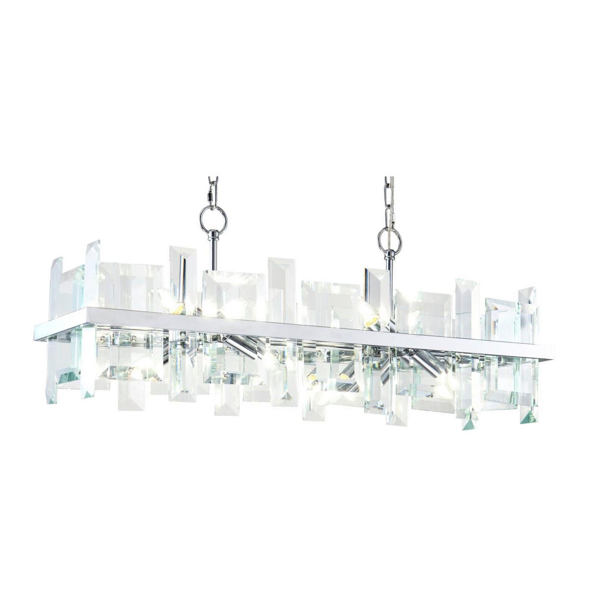 Pendelleuchte Cerezo - Chromfarben, Basics, Glas/Metall (85,5/34/26,5cm) - MAYTONI