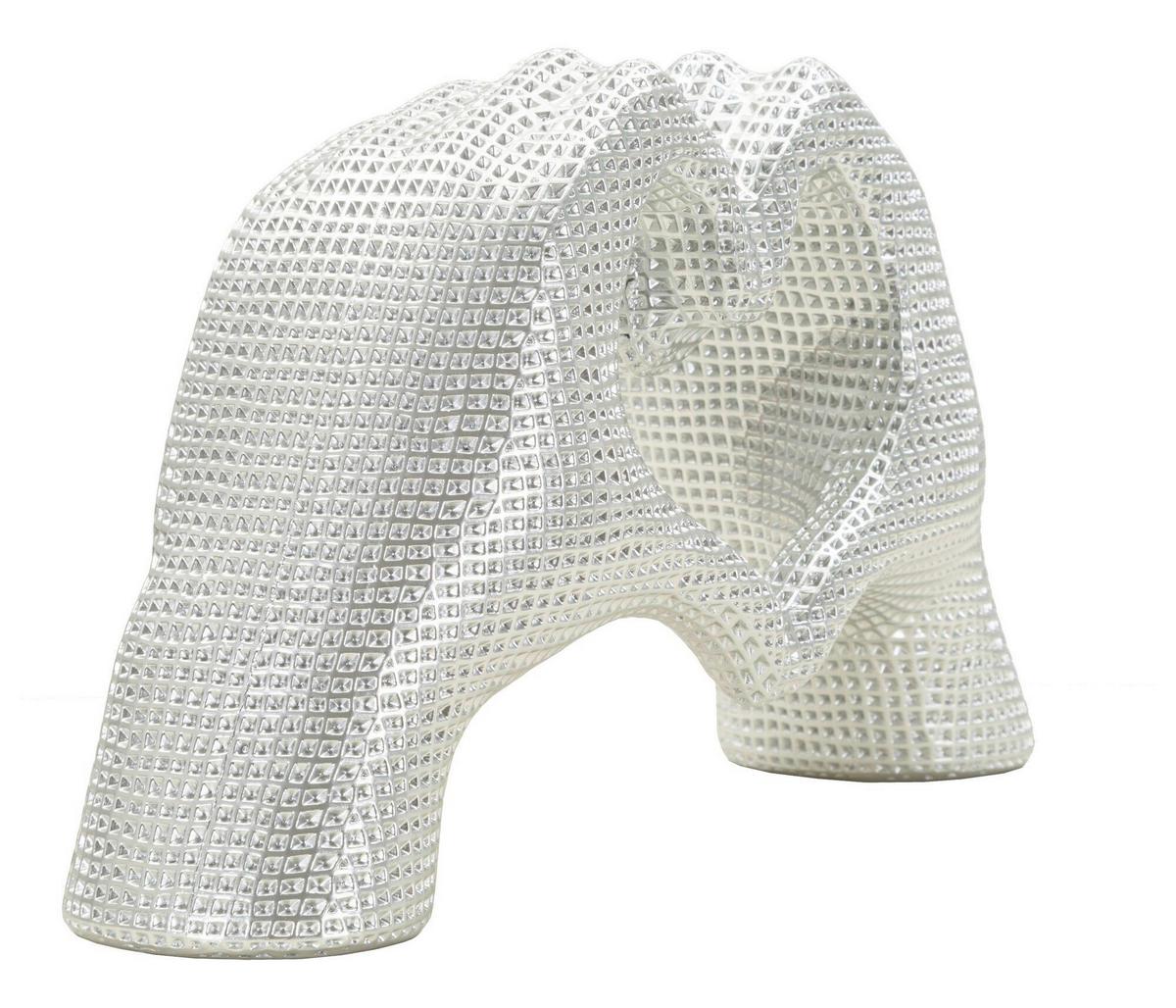 SKULPTUR Kunststoff, Silver - Basics, Kunststoff (25/13.5/7.5cm)