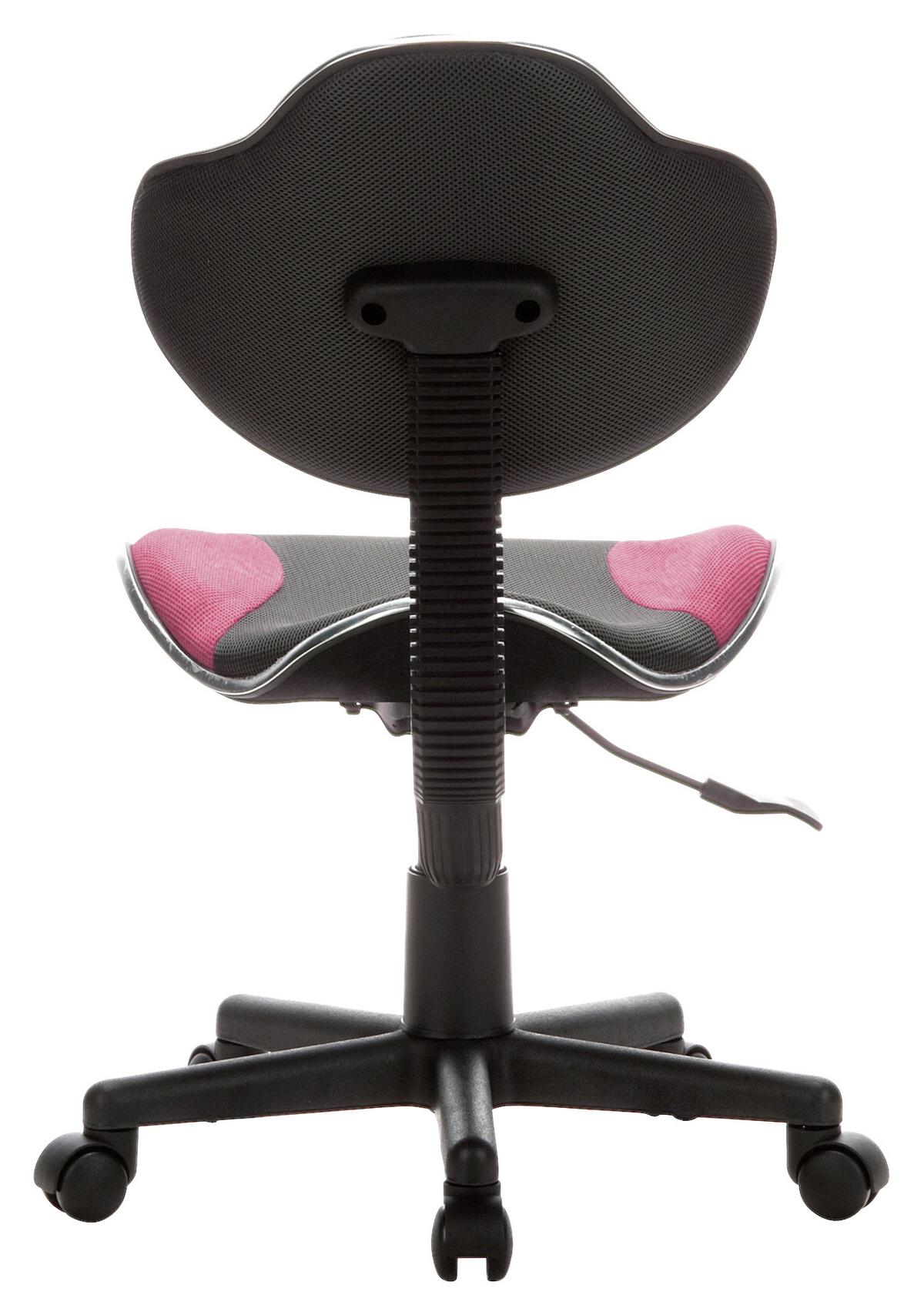 Jugenddrehstuhl Kiddy Gti 2 Pink/ Grau - Pink/Grau, Basics, Kunststoff (45/86-101/42cm) - MID.YOU