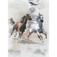 Fototapete Wild Ride - Multicolor, Trend, Papier (200/280cm)