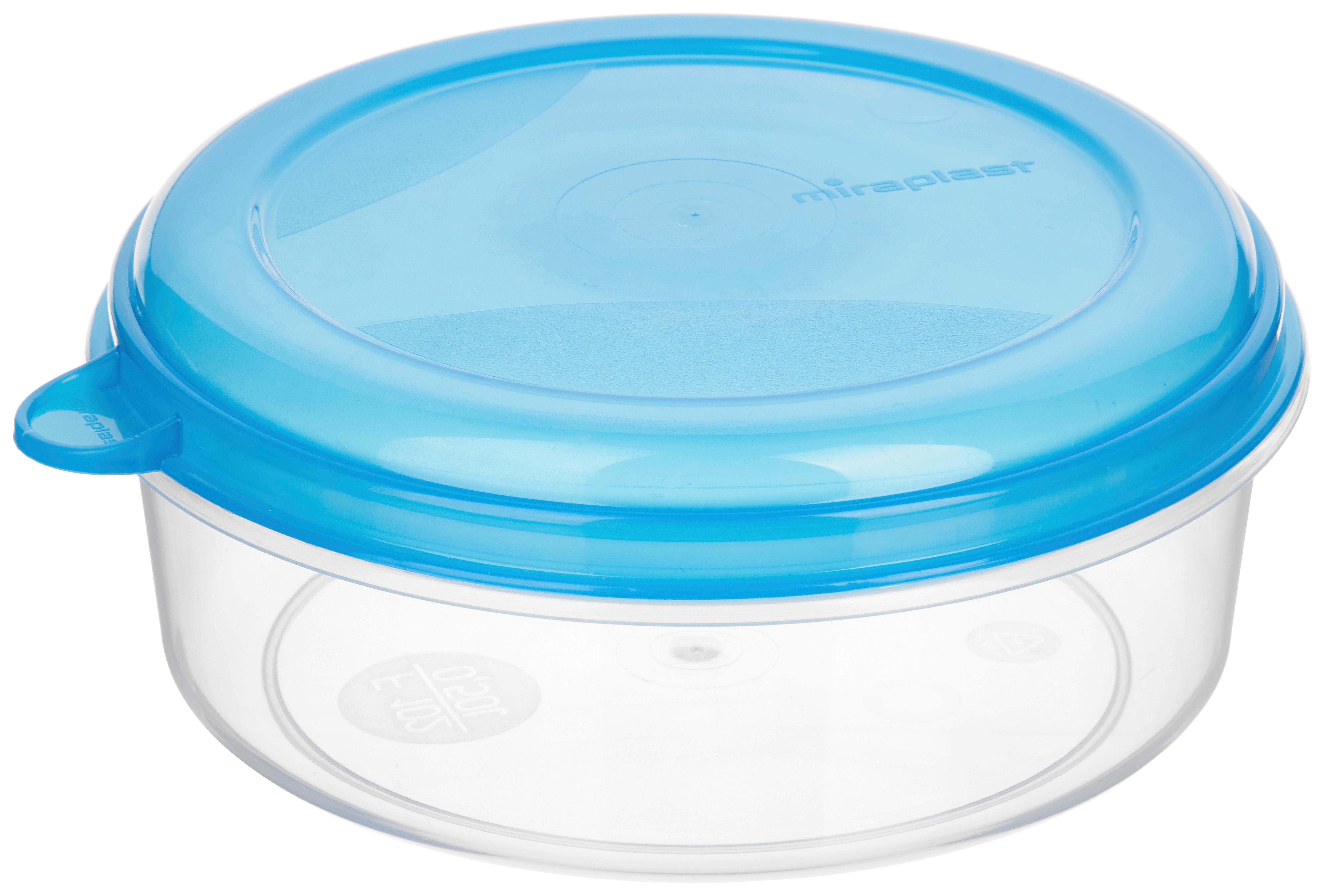 Frischhaltedose Betti ca. 500 ml, Mikrowellengeeignet - Blau/Pink, KONVENTIONELL, Kunststoff (14/6cm)
