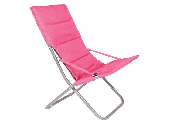 Klappstuhl Lisa - Pink, KONVENTIONELL, Kunststoff/Textil (77/95/60cm) - Ombra Klappstuhl Lisa - Pink, KONVENTIONELL, Kunststoff/Textil (77/95/60cm) - Ombra