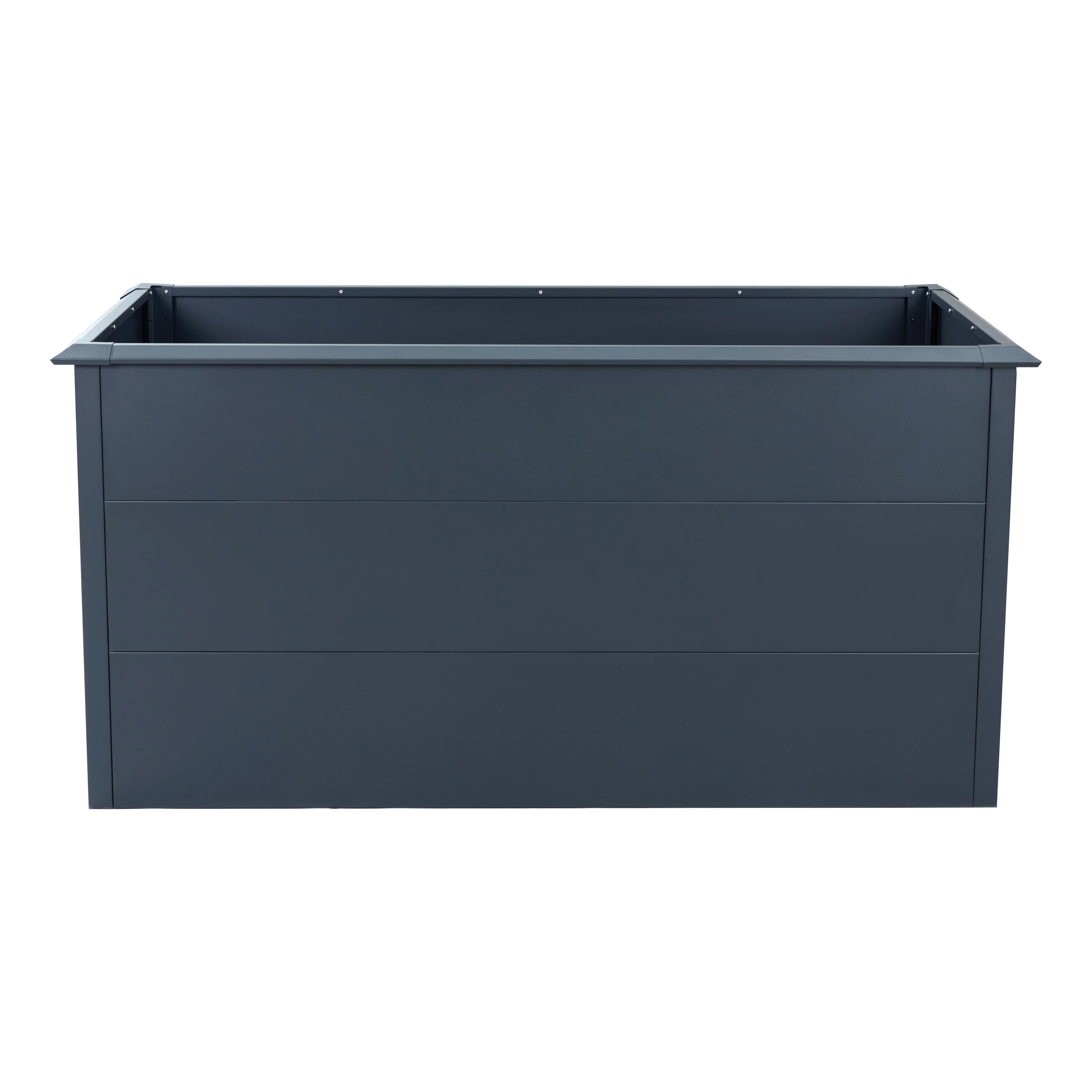 Hochbeet Primus L - Anthrazit, KONVENTIONELL, Metall (75/150/77cm)