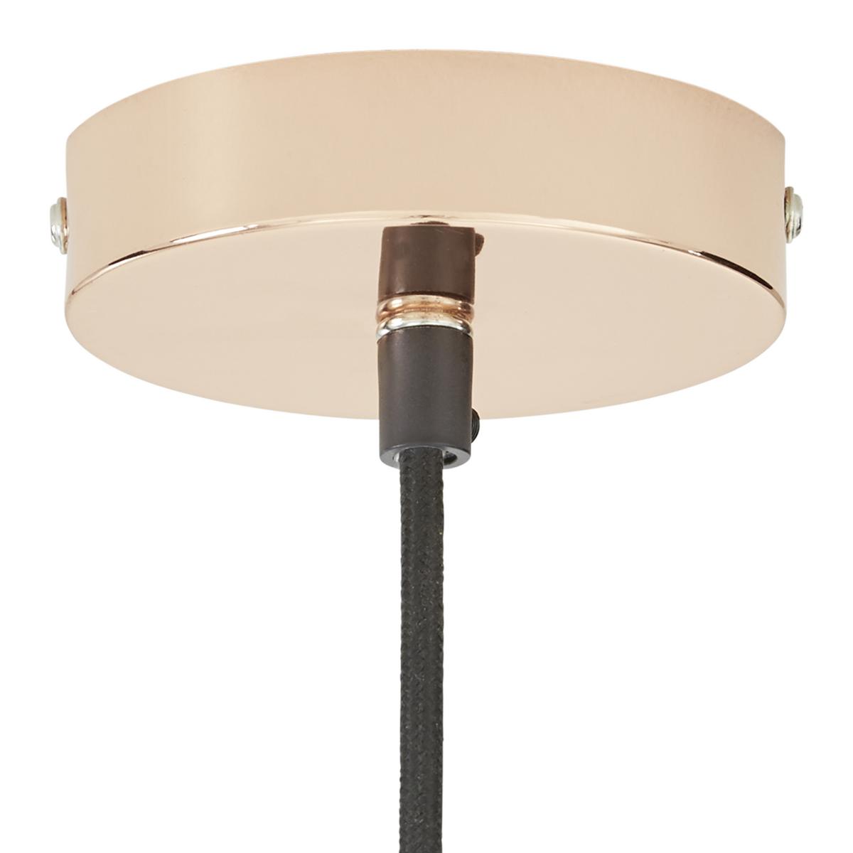 Závěsné svítidlo Skeletton 30/110 cm, 60 Watt - měděné barvy, kov (30/110cm) - Modern Living