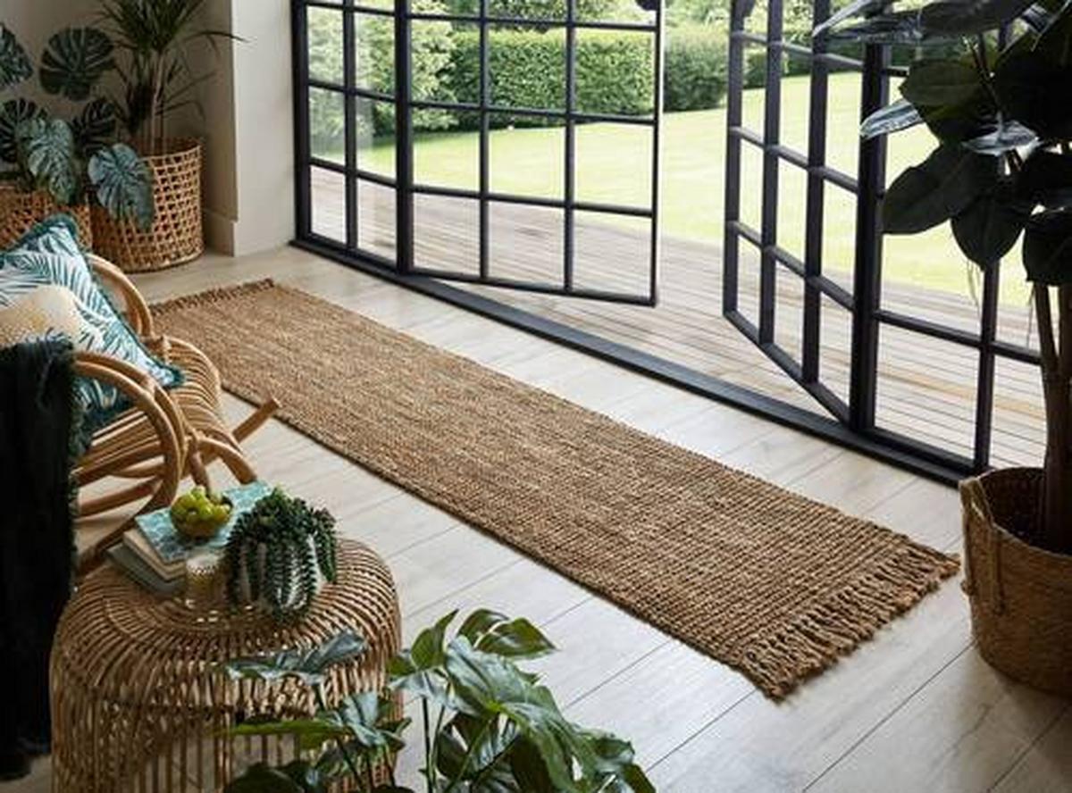 Handwebteppich Handwebteppich Natur B: 230 Cm - Naturfarben, Basics, Textil (230/60cm)
