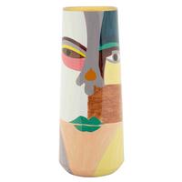Vase Pot Piccassy Color High Multicolor B: 15 Cm - Multicolor, Basics, Keramik (15/40/15cm)