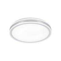 STROPNÍ LED SVÍTIDLO FARBI - bílá/barvy chromu, Moderní, kov/plast (38/38/6cm) - Mömax