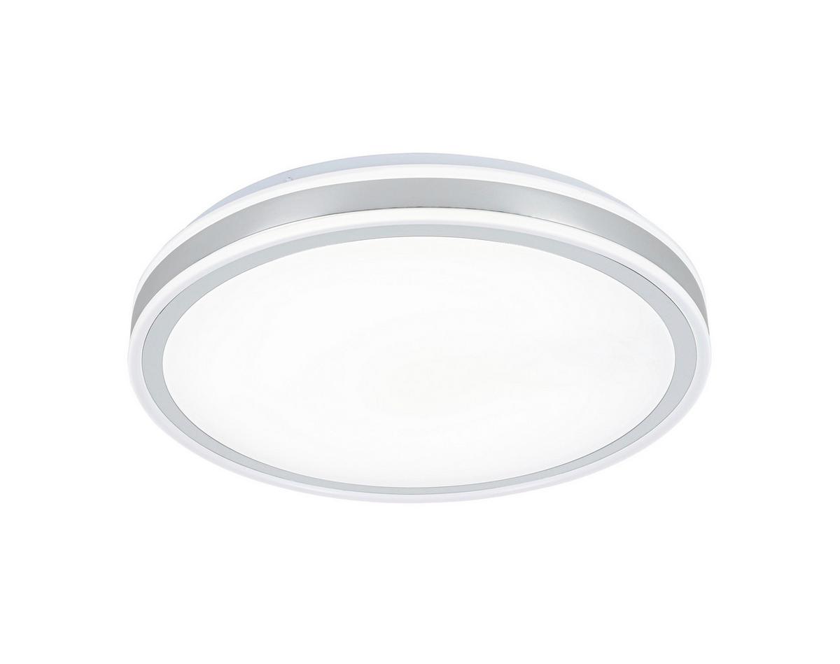 STROPNÍ LED SVÍTIDLO FARBI - bílá/barvy chromu, Moderní, kov/plast (38/38/6cm) - Mömax