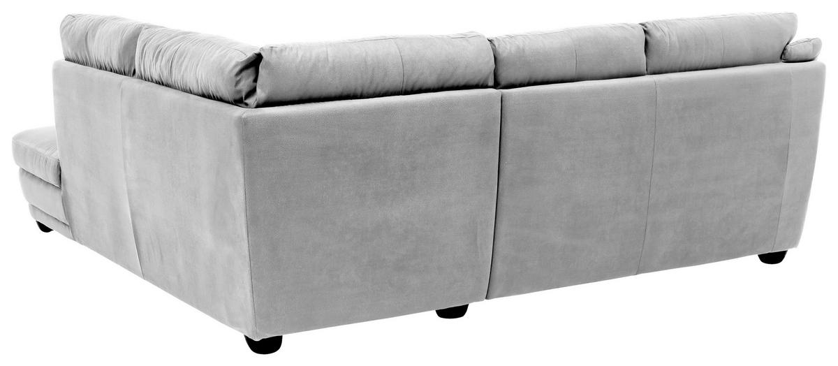 Ecksofa Nebolo Hellgrau - Hellgrau, Design, Textil (245/225cm) - Livetastic