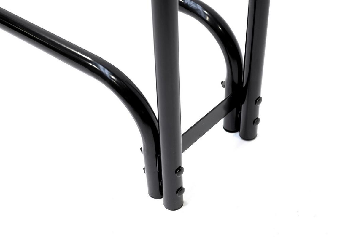 Kaminholzregal Kaminholzregal 126 Cm - Schwarz, Basics, Metall (25/118/126cm)